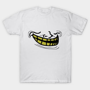 Troll Face Zombie mouth T-Shirt